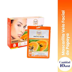 facial extracto de papaya y ácido hialu